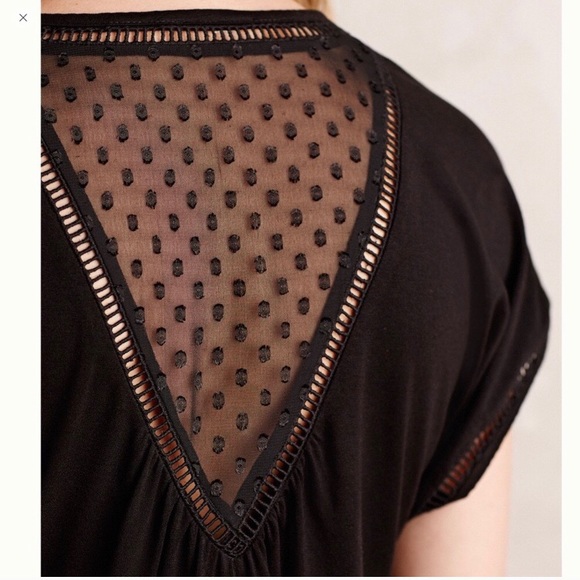 EUC Anthro Sheer Back Top - Picture 3 of 8